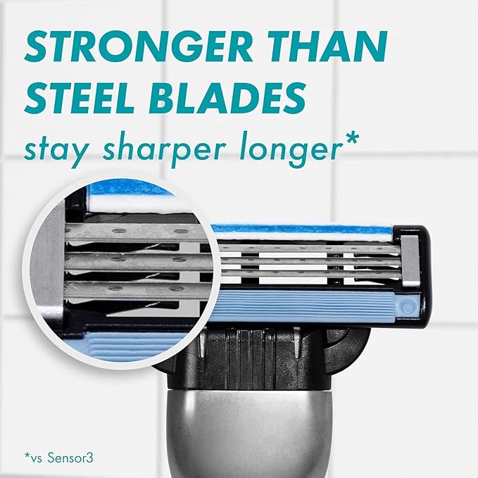 Mach3 Razor Refills for Men 15 Razor Blade Refills