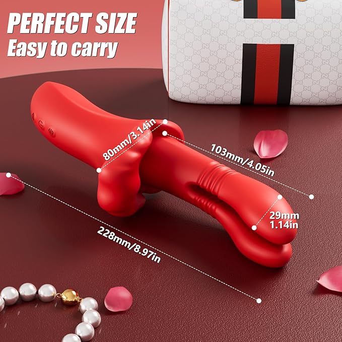2026 Newly Portable Vibrating Massager -Clitioral Sucker Relaxes Muscles Heating Modes Viboators Toy Couples- for Body and Back Foot Silent Personal for Sports Massage Adult Tools Relaxation h820o