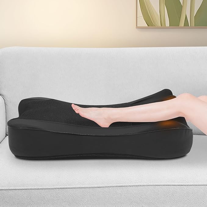 Electric Back Massager with Heat Function Deep Tissue Neck Shoulder Back Shoulders Legs for Home Office Sofa Use 3 Intensity Levels