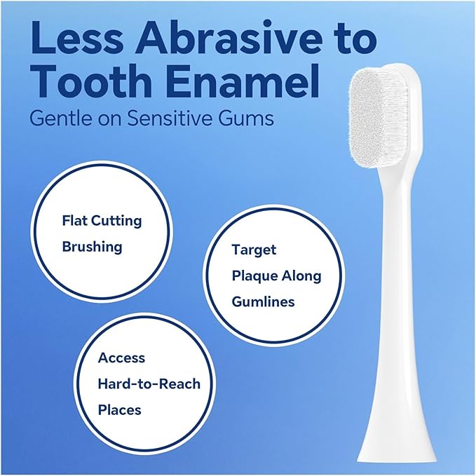 Electric Toothbrush Replacement Heads Compatible for Sonicare(8 Pcs)