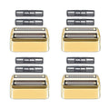 Replacement Foil and Cutters Compatible with BaBylissPRO Double Foil Shaver Replacement Foil Compatible with BaBylissPRO FXFS2 Shaver 4 counts (Gold)