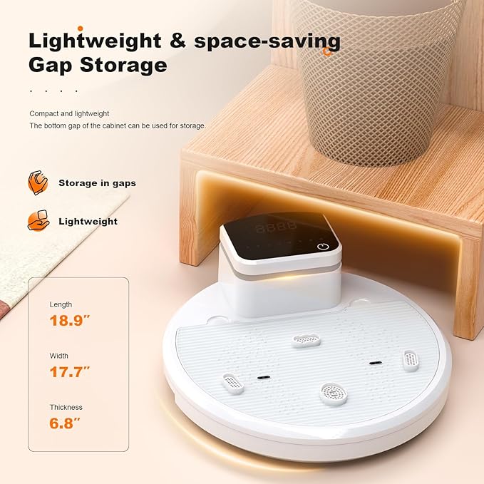 Body Dryer for Bathroom Feet Touch Panel Body Dryer After Shower Machine with Pre-Warm Adjustable Temperature Waterproof Heater Blow for Home Bathroom Hotel