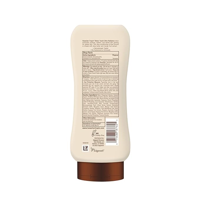 Hawaiian Tropic Sheer Touch Ultra Radiance SPF 50 Twin Pack &amp SPF 70 Sunscreen Lotion Bundle | Hawaiian Tropic Sunscreen