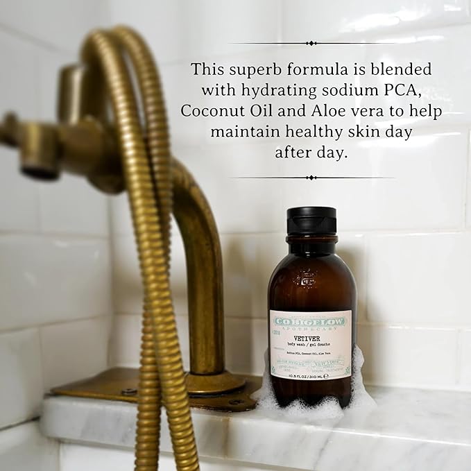 C.O. Bigelow Iconic Collection Vetiver Body Wash Scented Shower Gel with Coconut Oil and Aloe Vera 10.5 fl oz