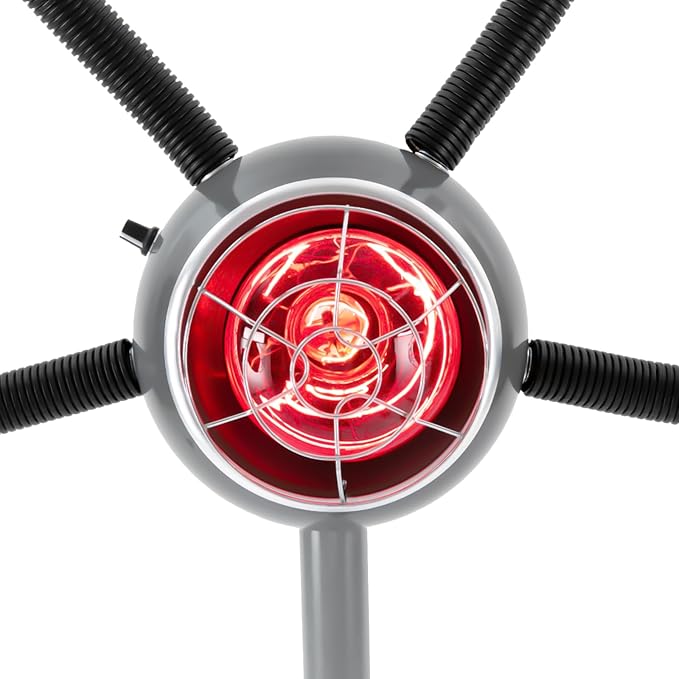 5 Head Infrared Heat Lamp for Salon Infrared Hair Color Processor with Flexible Arms Heat Lamps Hair Processing Machine for Salon