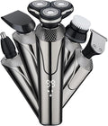 Head Shavers for Bald Men Electric Shaver for Men Smart High-power Shaver USB Charging Dry and Wet Double Shave Whole Waterproof Multifunctional Kit
