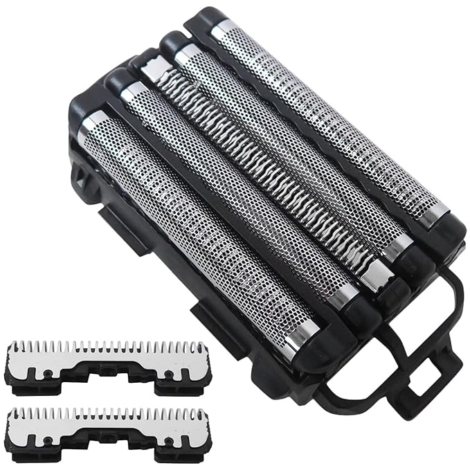 Upgraded WES9032P Shaver Replacement Inner Blade and Outer Foil Set Compatible for Panasonic A-RC5 Razor ES-LV97-K ES-LV67-K ES-LV95-S ES-LV65-S