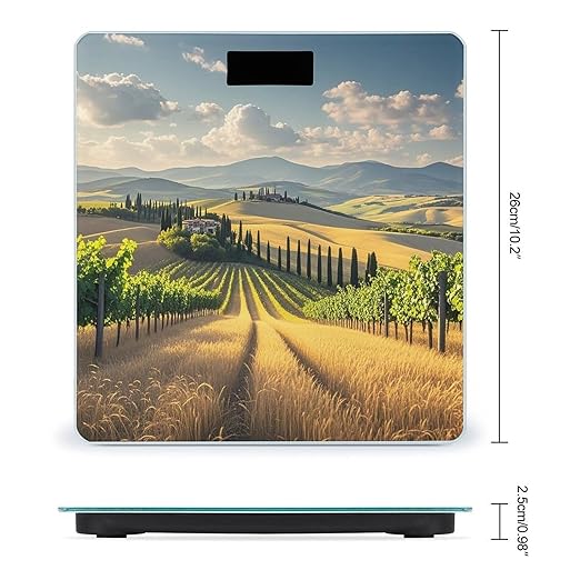 Italy Tuscan Scale for Body Weight Smart Scales Digital Bathroom Scale High Precision Weighing Scales with Large Display Weighing Machine for People