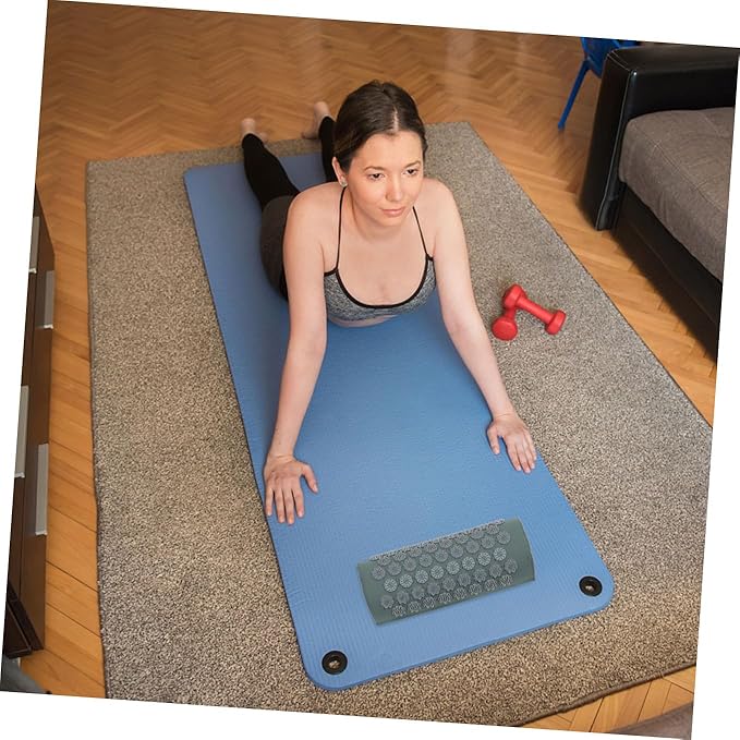 Veemoon Shiatsu Acupressure Massage Mat and Pillow Set Non-Slip Relief Cushion with Portable Carrying Bag for Back and Neck Therapy Relaxation and Muscle Tension Relief