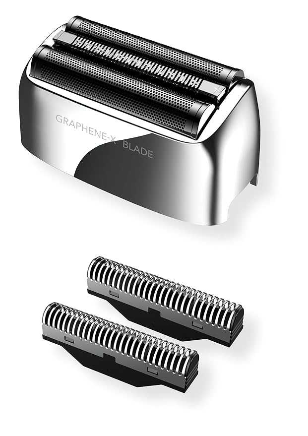 Blade &amp Stone™ Foil Shaver Replacement Head - Graphene-X™ Foil and Blade - Designed for the Blade &amp Stone 501 Foil Shavers for Men (Aviator Replacement Head &amp Blade)