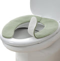 Adsorption toilet seat cover with deodorant function (green)