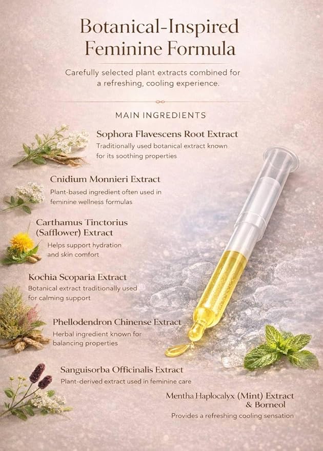 Feminine Intimate Moisturizing Gel – 15 Count Single-Use Applicators – External Use – Hydrating Cooling Botanical Formula for Women – Unscented