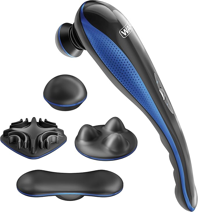 Wahl Lithium-Ion Deep Tissue Percussion Handheld Massager for Muscles Back Neck Shoulder Pain Relief Cordless Adjustable Intensity Long Battery Life FSA Eligible Model 4232