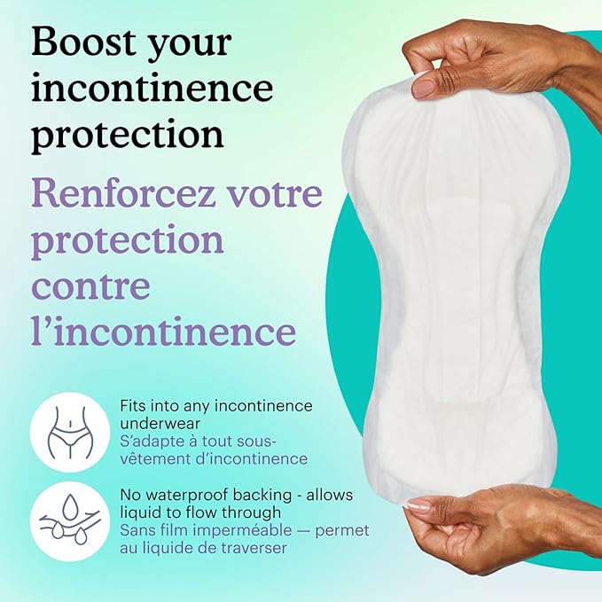 Because Overnight Booster Pads Fit All Adult Diapers Helps Keep Your Adult Diaper Active All Night Adds 4 Cups to Incontinence Underwear Extra Absorbency 45 Count