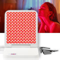 Red Light Therapy Lamp 110 Tri-Chip LEDs Foldable Portable Table Lamp 660nm Red &amp 850nm Near Infrared (NIR) Timer 110-240V Face &amp Body
