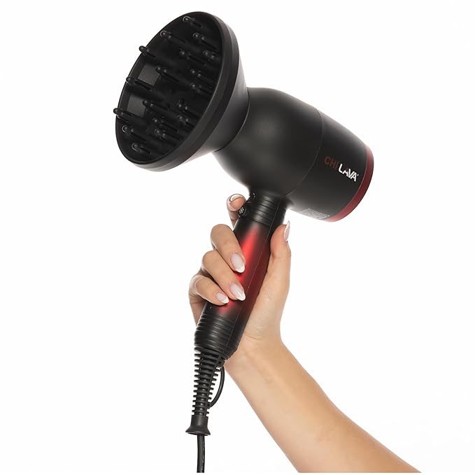 CHI Lava Hair Dryer Blow Dryer for Smooth Shiny Results Lower-Temperature Styling for Less Damage Reduces Frizz