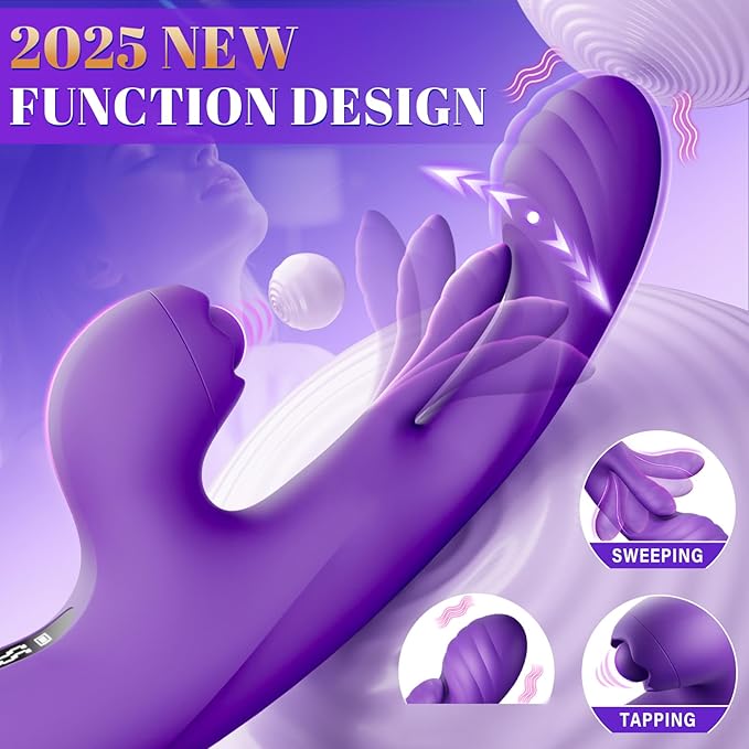 Portable Vibrating Massager -Clitioral Sucker Relaxes Muscles Viboators Toy 10 Modes Couples - for Body and Back Foot Silent Personal for Sports Massage Adult Tools Relaxation (Purple3)
