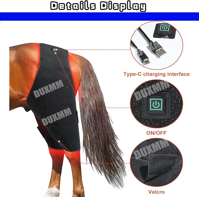 Red Light Therapy DeviceHorse Red Light Therapy EquipmentHorses Red Light Therapy BeltWearable Red Light Therapy Beltsfor Horse Muscle Recovery