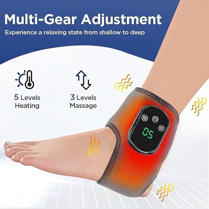 Triple Method Heated Foot Massager for Neuropathy (Black2Pcs)