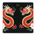 Men's Fashion Automatic Switch Digital Bathroom Weighing Scale Smart Scale Floral Chinese Japanese Dragon Flower
