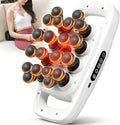 20-Head Massage Gun Set Deep Tissue Percussion Massager with 3 Modes &amp 30 Intensities Muscle Massager Pain Relief Portable Massage Gun for Back/Shoulders/Legs/Waists (White20-Head)