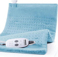 SAROO Heating Pad for Back Pain ReliefMassaging Weighted Heating Pads for Neck ShoulderCrampPortable Heated Pad with 3 Heat Settings &amp 6 Massage18 Relaxing CombinationsAuto Off12*24Sky B