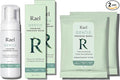 Rael Feminine Care Wash &amp Wipes Bundle - pH-Balance Artificial Fragrances Free Vegan Cruelty-Free/Foaming Feminine Cleansing Wash (5oz 2 Pack) &amp Flushable Feminine Wipes (10 Count Pack of