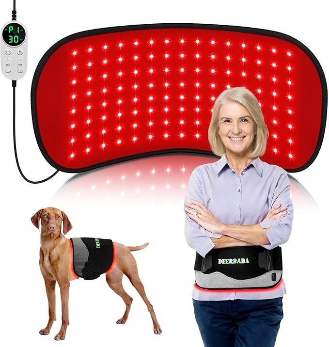 Red-Light-Therapy-for-Body2026 Upgraded-4 Modes 5 Stage Power Medical-Grade TPU Mat for Body Pain Relief20x 9Dual Wavelength Infrared Red Light Blanket LEDs