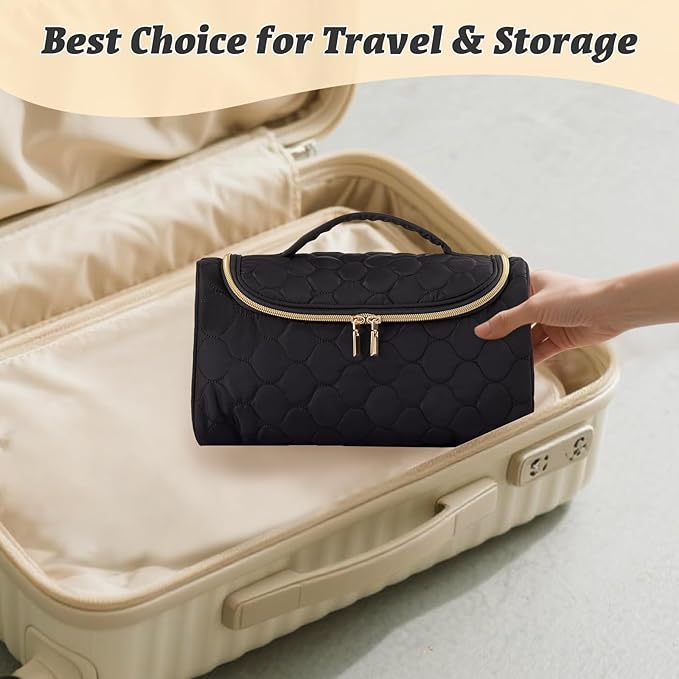 Travel Case for Dyson Airwrap Complete Style Portable Padded Storage Bag with Hanging Hook Fits All Dyson Airwrap Models &amp Attachments Black