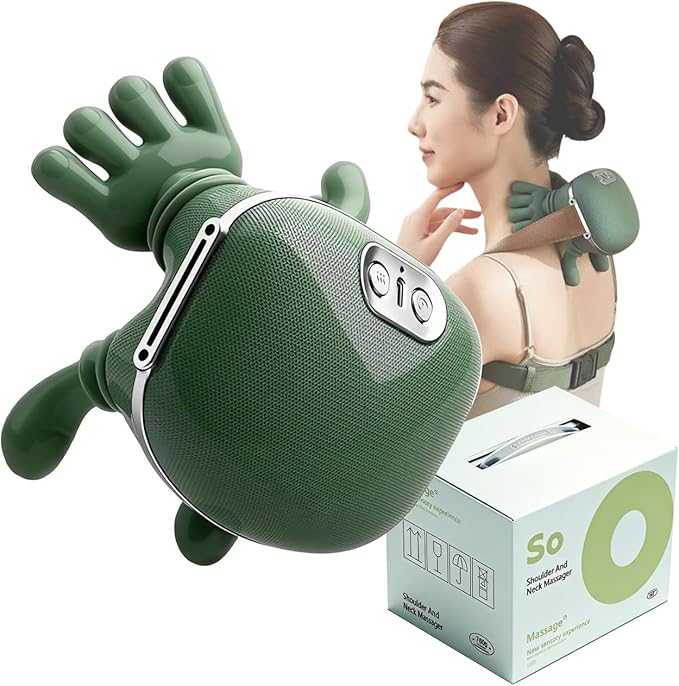 Neck Massager with Heat for Pain Relief deep TissueShoulder &amp Back Massagermasajeador de espalda y Cuello shiatsu Neck and Back Massager 2026 (Upgraded Version)