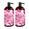 Dead Sea Collection Cherry Body Wash for Women and Men - with Pure Dead Sea Minerals and Cherry Seeds Oil - Cleanses and Moisturizes Skin - Pack of 2 (67.6 fl. oz)