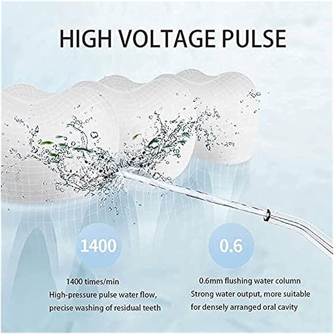 Water Flosser Cordless Teeth Cleaner Portable Dental Oral Irrigator 3 Modes 150ML Water Tank IPX7 Waterproof USB Rechargeable Water Flossing for Braces Home Travel (Pink)