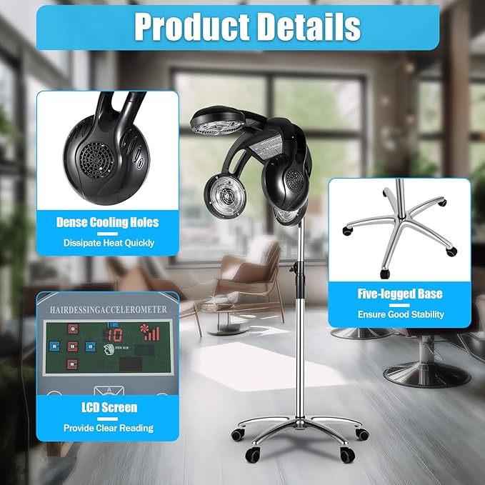 Infrared Hair Color Processor Salon Beauty Barber Shop Hair Dryer Professional
