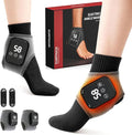 Foot Renew Massager for Neuropathy 3-in-1 Cordless &amp Portable Foot and Ankle Massager for Heel Arch &amp Ankle Relief 3-Level Vibration &amp Heat Ideal Gift Includes Extension Strap (Gray 2