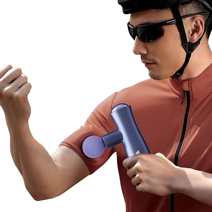 PGM Portable Massage Gun Deep Tissue Massage Gun Percussion Massager for Chronic Back Pain ReliefLightweight Hand held Electric Fascia Gun for Back Shoulder Pain ReliefNeck
