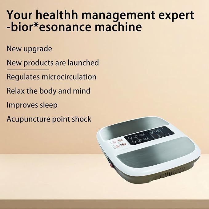 Terahertz Device Foot Massager Thermal Therapy Device Magnetic Pulse Measuring Health Quantum Instrument Work from Home Essentials