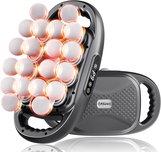 20-Head Massage Gun Electric Deep Tissue Body Massager Professional Muscle Massager Tool for Easing Shoulder Back Neck Legs 9 Modes / 99 Speeds Massage Gifts for Women Men (20-Head)