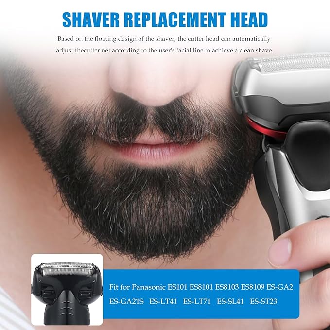 Upgraded Shaver Replacement Inner Cutter and Foil for Panasonic ES8103 ES8109 ES-GA2 ES-GA21S ES-LT41 ES-LT71 ES-SL41 ES-ST23 Replace WES9068PC WES9087PC
