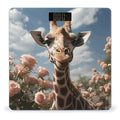 Digital Bathroom Scale for Body Weight Scale with Bright LCD Display High Accuracy Step-On Technology Auto On/Off Beautiful Giraffe Digital Scales 400 Lbs /180kg