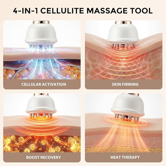 Lymphatic Drain Massager Vibrating Massager and Massage Tool Used for Muscle Relaxation in The Legs Arms and Abdomen