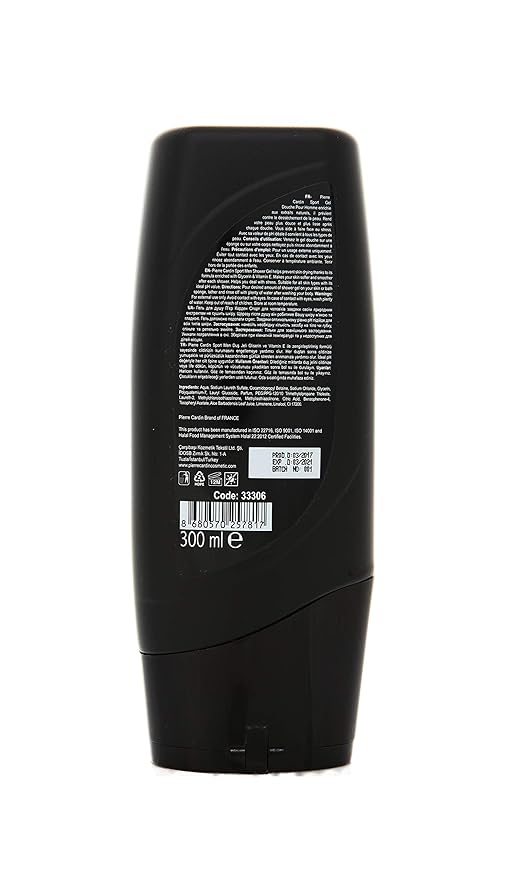 Natural Moisturizing Shower Gel Body Wash for Men (Sport Aloa Vera 10.15 oz / 300 ml)