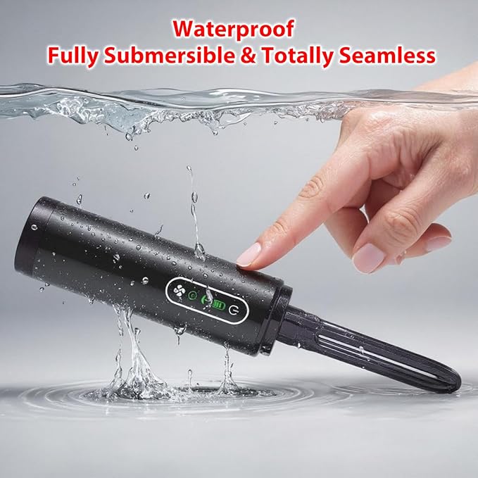 Upgrade Enema Anal Douche  Waterproof Touch Control Enemas-Douches for Men &amp Women Colon Cleanse Shower Enema Bulb-Bottles Kit Electric Rotating Nozzle Pressure Spray Two Douching ModesBlac