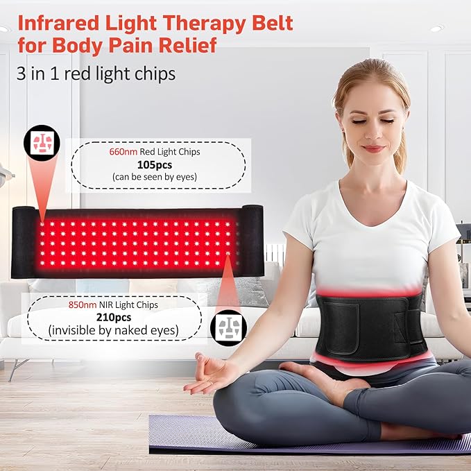 Red Light Therapy for Body Infrared Light Therapy for Shoulder Waist Muscle Pain Relief