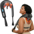 COMFIER Hands-Free Neck and Shoulder Massager with Heat Cordless 4D Deep Tissue Kneading Back Massager Rechargeable Shiatsu Massage for Pain Relief Home Office &amp Housework