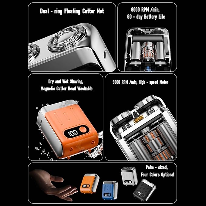 Voalsz Mini Electric Shaver (White)