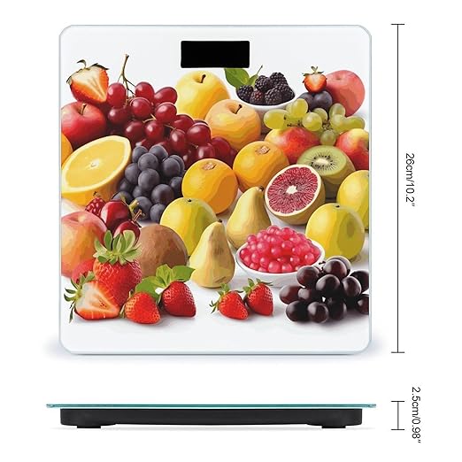 Fresh Fruits Scale for Body Weight Smart Scales Digital Bathroom Scale High Precision Weighing Scales with Large Display Weighing Machine for People