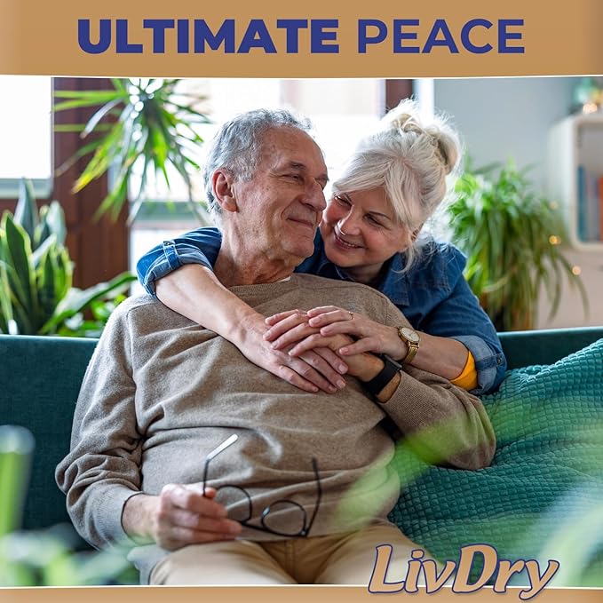 LivDry Small Ultimate Adult Incontinence Underwear High Absorbency Leak Cuff Protection S 72-Pack
