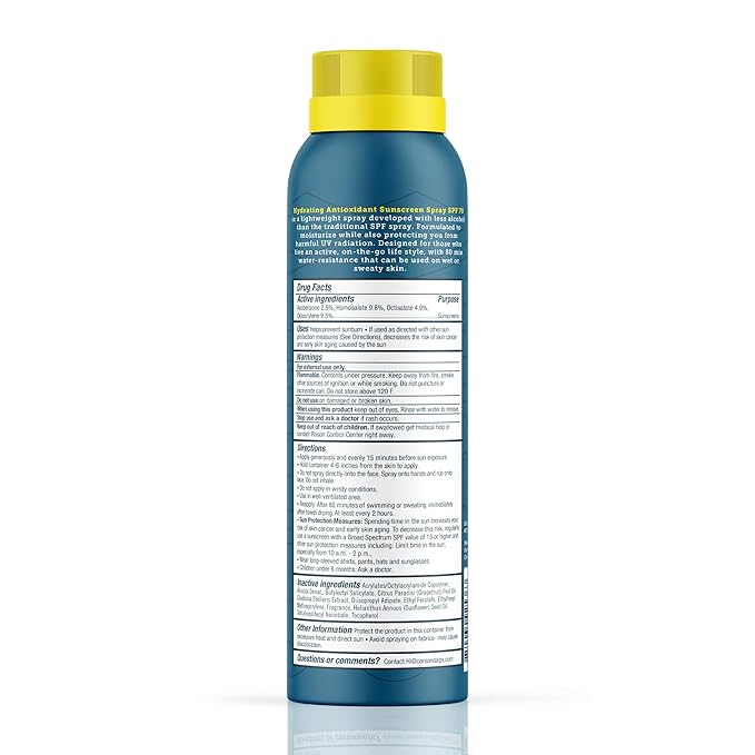 Oars + Alps SPF 70 Face &amp Body Broad Spectrum Sunscreen Spray | Fast-Absorbing Lightweight Non-Greasy Hawaii Reef Act 104 Compliant Water-Resistant Octinoxate + Oxybenzone Free 6 Oz 2 Pack