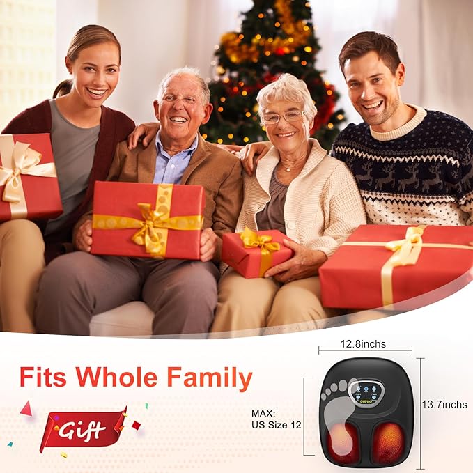 Foot Massager and Low Back Massager with Heat