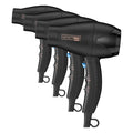 INFINITIPRO by CONAIR Travel Hair Dryer Mighty Mini Compact Lightweight Professional AC Motor Hair Dryer| (Pack of 4)